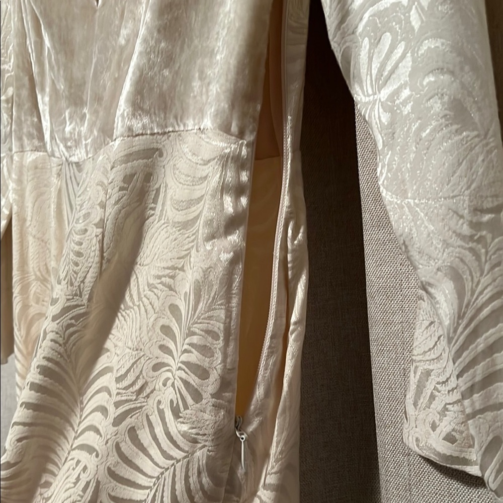 Free People Naomi Mini Dress in ivory, size 2 - Picture 6 of 7